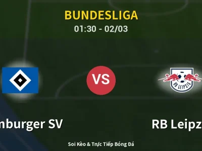 Kết Quả: Hamburger SV 1-2 RB Leipzig – Highlight & Bàn Thắng | Bundesliga