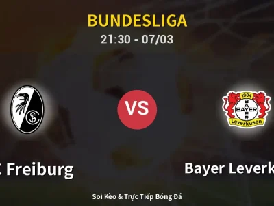 🔴 Trực Tiếp: SC Freiburg 0-0 Bayer Leverkusen – Link Xem Bundesliga (Full HD)