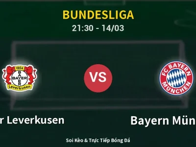 🔴 Trực Tiếp: Bayer Leverkusen 1-0 Bayern München – Link Xem Bundesliga (Full HD)
