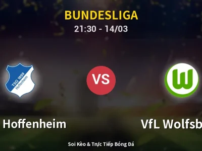 Soi Kèo 1899 Hoffenheim vs VfL Wolfsburg – 21:30 14/03 | Nhận Định, Dự Đoán Tỷ Số