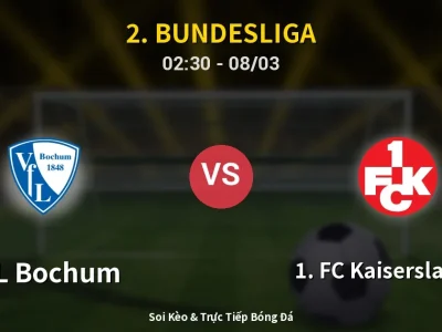 Kết Quả: VfL Bochum 3-2 1. FC Kaiserslautern – Highlight & Bàn Thắng | 2. Bundesliga
