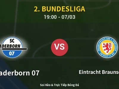 Kết Quả: SC Paderborn 07 1-1 Eintracht Braunschweig – Highlight & Bàn Thắng | 2. Bundesliga