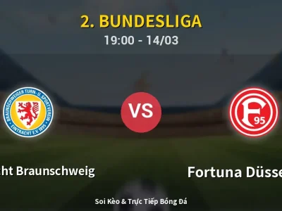 Soi Kèo Eintracht Braunschweig vs Fortuna Düsseldorf – 19:00 14/03 | Nhận Định, Dự Đoán Tỷ Số