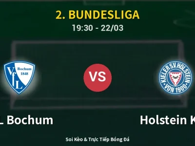 🔴 Trực Tiếp: VfL Bochum 2-3 Holstein Kiel – Link Xem 2. Bundesliga (Full HD)