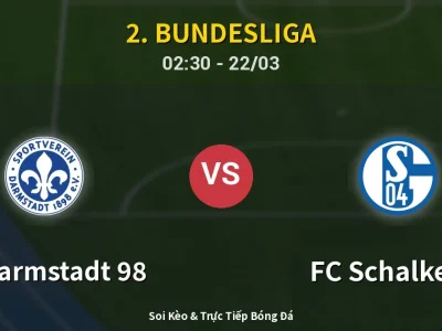 Kết Quả: SV Darmstadt 98 1-1 FC Schalke 04 – Highlight & Bàn Thắng | 2. Bundesliga