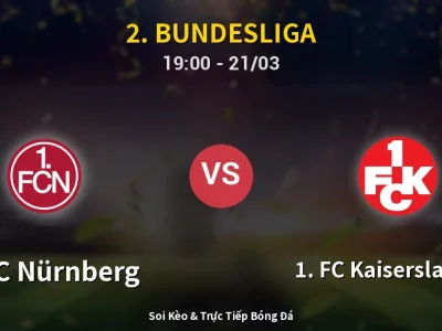 Soi Kèo 1. FC Nürnberg vs 1. FC Kaiserslautern – 19:00 21/03 | Nhận Định, Dự Đoán Tỷ Số