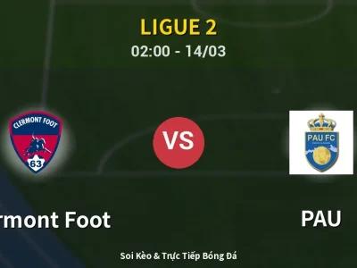 Kết Quả: Clermont Foot 0-1 PAU – Highlight & Bàn Thắng | Ligue 2
