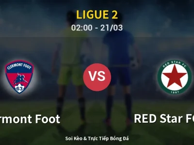 Kết Quả: Clermont Foot 0-1 RED Star FC 93 – Highlight & Bàn Thắng | Ligue 2