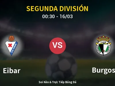 Kết Quả: Eibar 0-0 Burgos – Highlight & Bàn Thắng | Segunda División