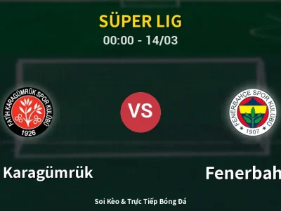 Kết Quả: Fatih Karagümrük 2-0 Fenerbahçe – Highlight & Bàn Thắng | Süper Lig