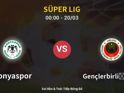 Kết Quả: Konyaspor 1-0 Gençlerbirliği S.K. – Highlight & Bàn Thắng | Süper Lig