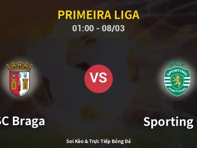 Kết Quả: SC Braga 2-2 Sporting CP – Highlight & Bàn Thắng | Primeira Liga