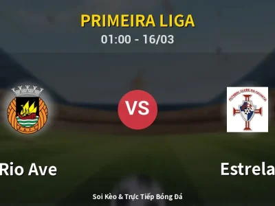 Kết Quả: Rio Ave 2-1 Estrela – Highlight & Bàn Thắng | Primeira Liga