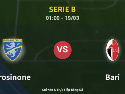 Kết Quả: Frosinone 2-1 Bari – Highlight & Bàn Thắng | Serie B