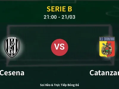 🔴 Trực Tiếp: Cesena 0-0 Catanzaro – Link Xem Serie B (Full HD)