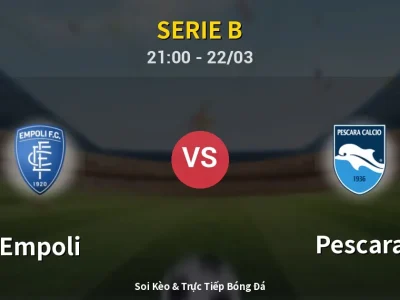 Soi Kèo Empoli vs Pescara – 21:00 22/03 | Nhận Định, Dự Đoán Tỷ Số