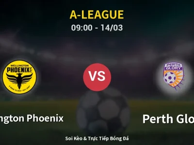 🔴 Trực Tiếp: Wellington Phoenix 0-0 Perth Glory – Link Xem A-League (Full HD)