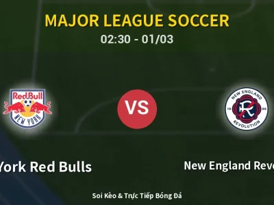 Kết Quả: New York Red Bulls 1-0 New England Revolution – Highlight & Bàn Thắng | Major League Soccer