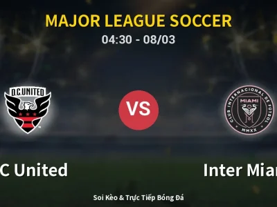 Kết Quả: DC United 1-2 Inter Miami – Highlight & Bàn Thắng | Major League Soccer