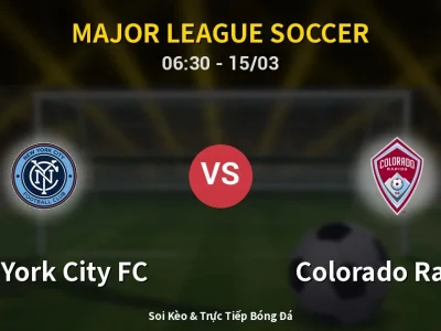 Kết Quả: New York City FC 3-1 Colorado Rapids – Highlight & Bàn Thắng | Major League Soccer