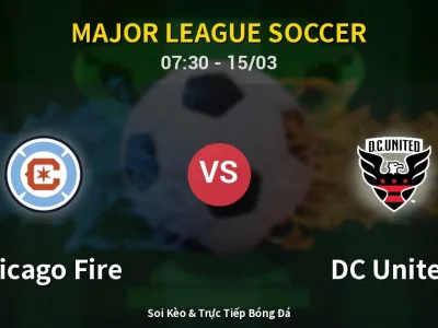 Kết Quả: Chicago Fire 1-2 DC United – Highlight & Bàn Thắng | Major League Soccer