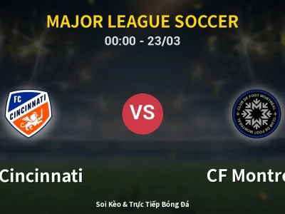 Kết Quả: FC Cincinnati 4-3 CF Montreal – Highlight & Bàn Thắng | Major League Soccer