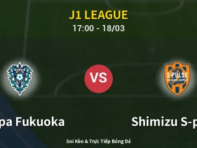 Kết Quả: Avispa Fukuoka 1-1 Shimizu S-pulse – Highlight & Bàn Thắng | J1 League