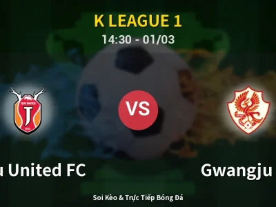 Kết Quả: Jeju United FC 0-0 Gwangju FC – Highlight & Bàn Thắng | K League 1