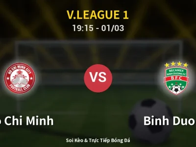 Kết Quả: Ho Chi Minh 0-1 Binh Duong – Highlight & Bàn Thắng | V.League 1