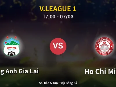 Kết Quả: Hoang Anh Gia Lai 0-1 Ho Chi Minh – Highlight & Bàn Thắng | V.League 1
