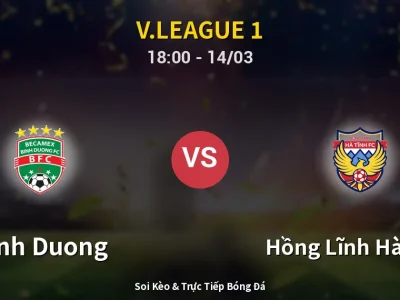 Kết Quả: Binh Duong 2-0 Hồng Lĩnh Hà Tĩnh – Highlight & Bàn Thắng | V.League 1