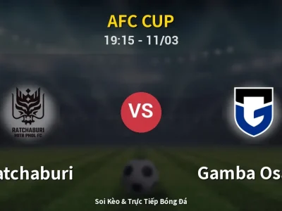 Kết Quả: Ratchaburi 1-2 Gamba Osaka – Highlight & Bàn Thắng | AFC Cup