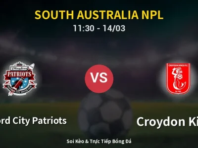 Kết Quả: Playford City Patriots 2-0 Croydon Kings – Highlight & Bàn Thắng | South Australia NPL