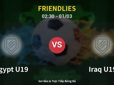 Kết Quả: Egypt U19 1-0 Iraq U19 – Highlight & Bàn Thắng | Friendlies