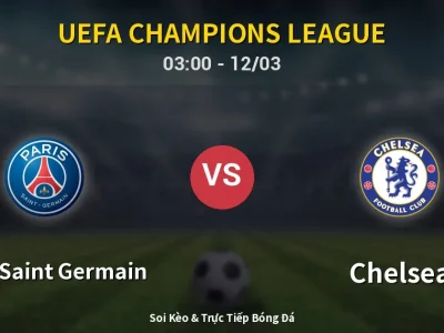 Kết Quả: Paris Saint Germain 5-2 Chelsea – Highlight & Bàn Thắng | UEFA Champions League