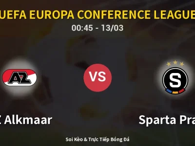 Kết Quả: AZ Alkmaar 2-1 Sparta Praha – Highlight & Bàn Thắng | UEFA Europa Conference League