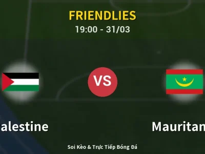 Soi Kèo Palestine vs Mauritania – 19:00 31/03 | Nhận Định, Dự Đoán Tỷ Số