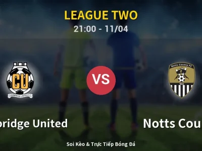 Soi Kèo Cambridge United vs Notts County – 21:00 11/04 | Nhận Định, Dự Đoán Tỷ Số