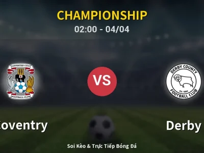 Kết Quả: Coventry 3-2 Derby – Highlight & Bàn Thắng | Championship