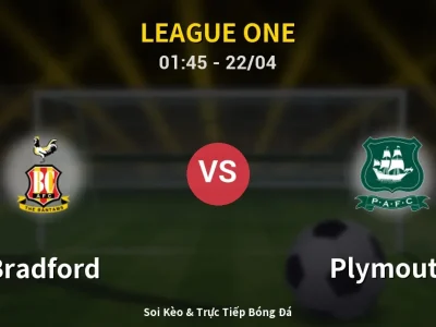 Kết Quả: Bradford 1-1 Plymouth – Highlight & Bàn Thắng | League One