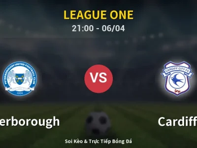 Soi Kèo Peterborough vs Cardiff – 21:00 06/04 | Nhận Định, Dự Đoán Tỷ Số