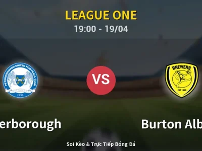 🔴 Trực Tiếp: Peterborough 1-1 Burton Albion – Link Xem League One (Full HD)
