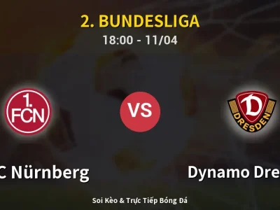 Soi Kèo 1. FC Nürnberg vs Dynamo Dresden – 18:00 11/04 | Nhận Định, Dự Đoán Tỷ Số