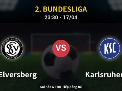 Soi Kèo SV Elversberg vs Karlsruher SC – 23:30 17/04 | Nhận Định, Dự Đoán Tỷ Số