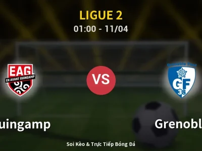 🔴 Trực Tiếp: Guingamp 0-1 Grenoble – Link Xem Ligue 2 (Full HD)