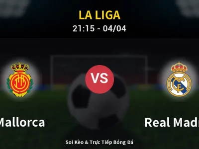 Soi Kèo Mallorca vs Real Madrid – 21:15 04/04 | Nhận Định, Dự Đoán Tỷ Số