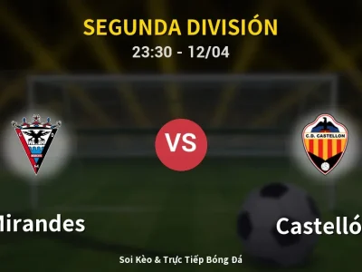 Soi Kèo Mirandes vs Castellón – 23:30 12/04 | Nhận Định, Dự Đoán Tỷ Số