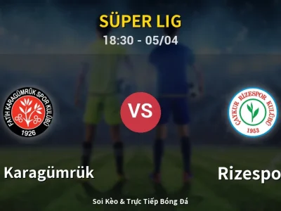 Soi Kèo Fatih Karagümrük vs Rizespor – 18:30 05/04 | Nhận Định, Dự Đoán Tỷ Số
