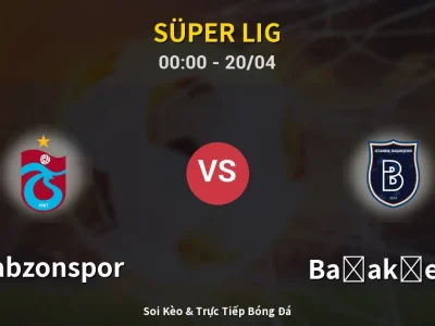 Kết Quả: Trabzonspor 1-1 Başakşehir – Highlight & Bàn Thắng | Süper Lig