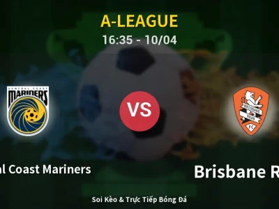 Kết Quả: Central Coast Mariners 2-2 Brisbane Roar – Highlight & Bàn Thắng | A-League